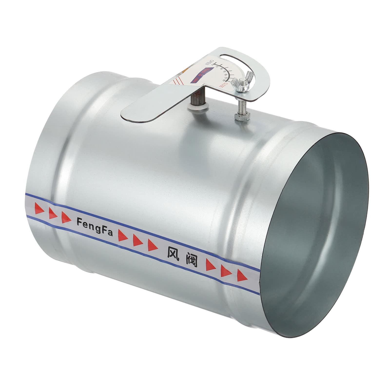 "Unique Bargains - 6"" HVAC Duct Damper, 2pcs Manual Volume Backdraft Damper Metal Adjustment Airflow Ducting Control Valve - Silver" price history on PriceWatchPro