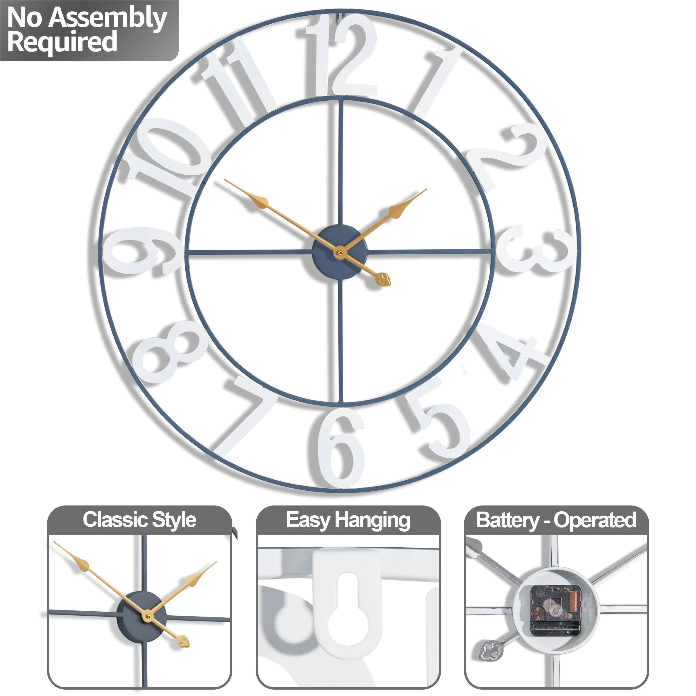 No Assembly Required

Classic Style  
Easy Hanging  
Battery - Operated