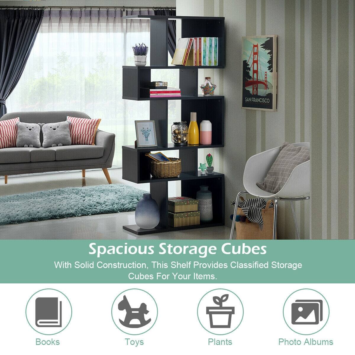 Spacious Storage Cubes With Solid Construction, This Shelf Provides Classified Storage Cubes For Your Items. Books, Toys, Plants, Photo Albums.