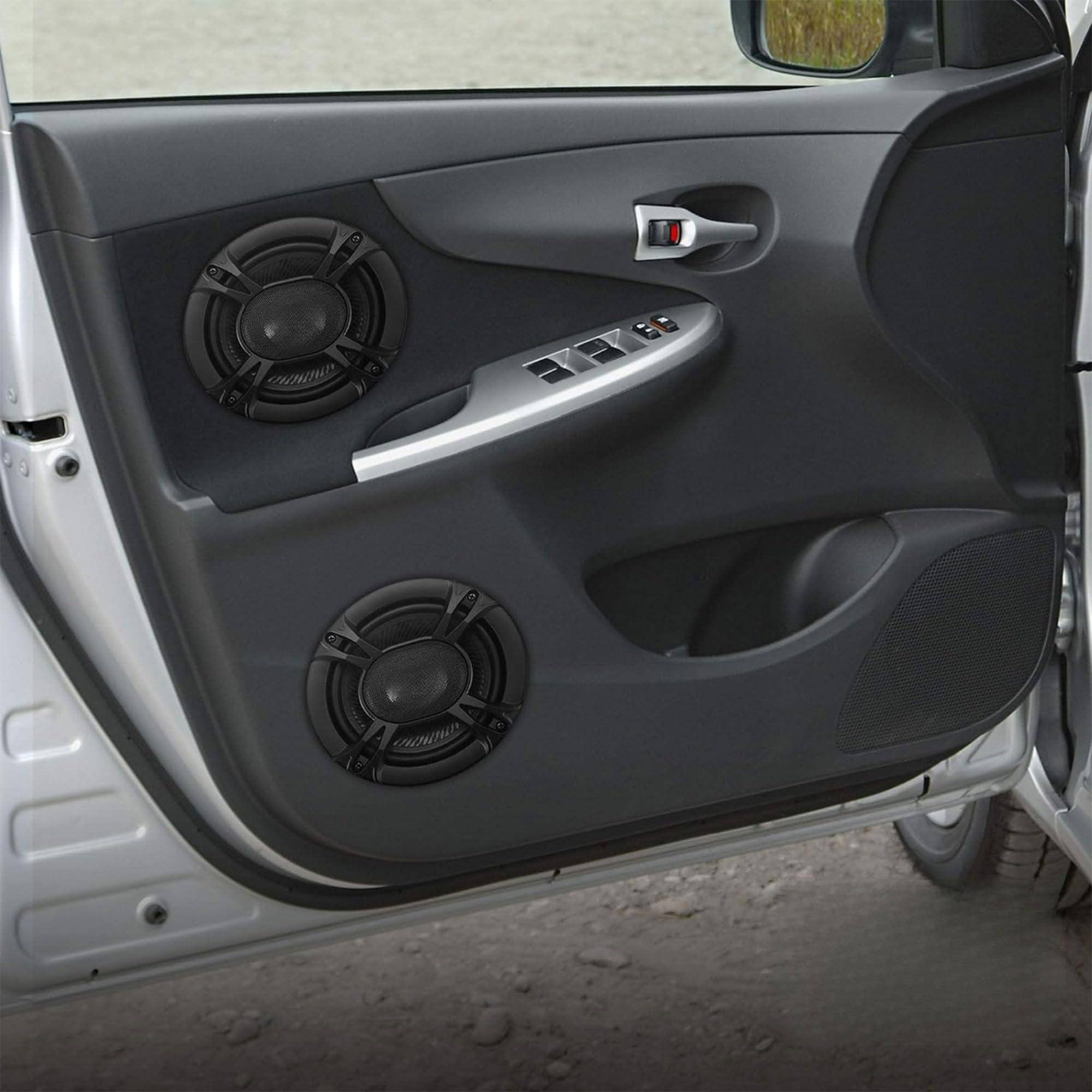 Alt View 4. Skar Audio - 2-way Universal Car Stereo Speakers-Coaxial Loud Pro Audio Oem Quick Replacement Component Vehicle Door/side - Default.