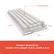 67 mechanical keys.
Product dimensions:
Height 1.6 in, length 12.8 in, width 4.5 in