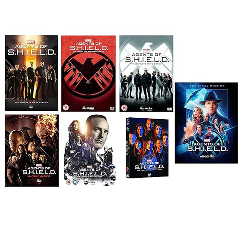 Left. Marvel Agents of S.H.I.E.L.D. The Complete Series Seasons 1-7 DVD.