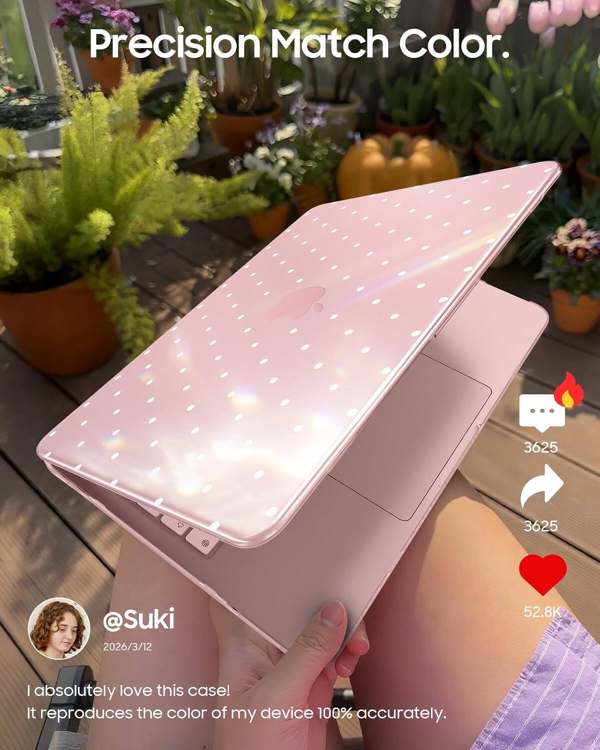Precision Match Color.

3625
3625
@Suki 2026/3/12
52.8K
I absolutely love this case! It reproduces the color of my device 100% accurately.