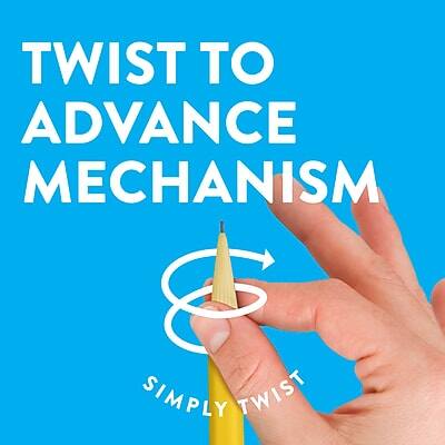 TWIST TO ADVANCE MECHANISM  
SIMPLY TWIST