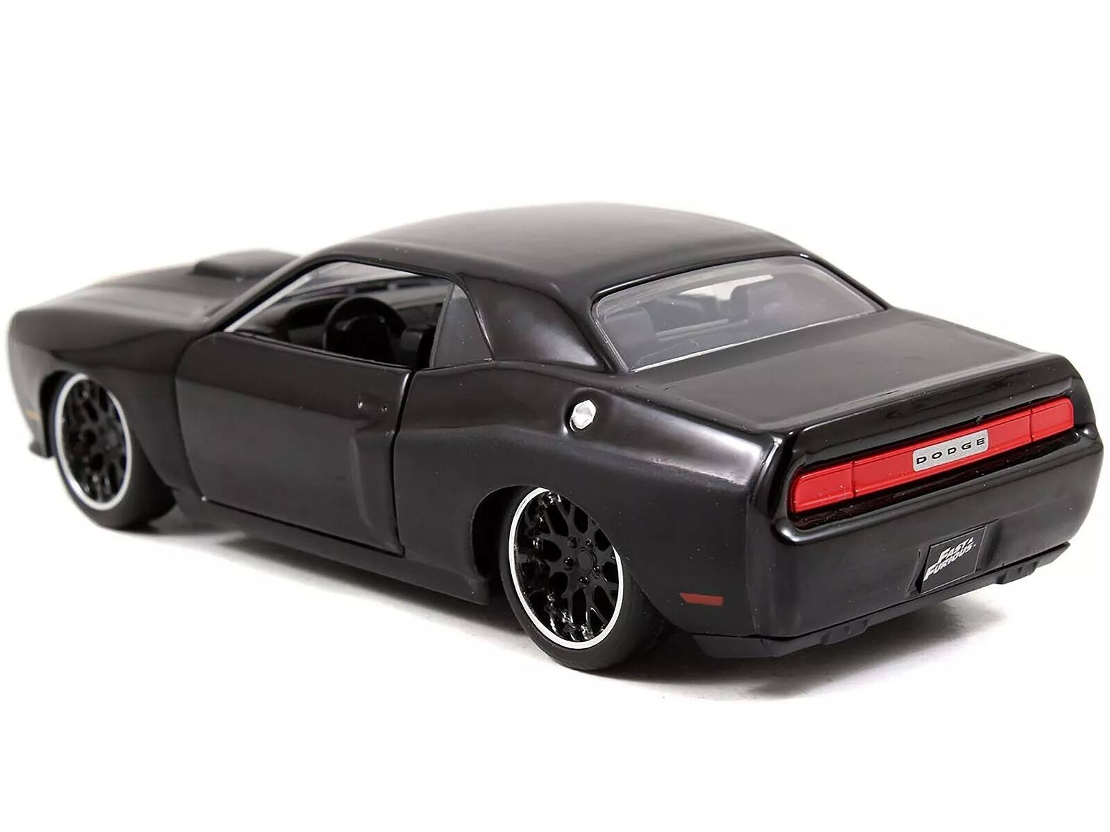 Alt View 2. Jada - Dom's Dodge Challenger SRT8 Black "Fast & Furious" Movie 1/32 Diecast Model Car by Jada.