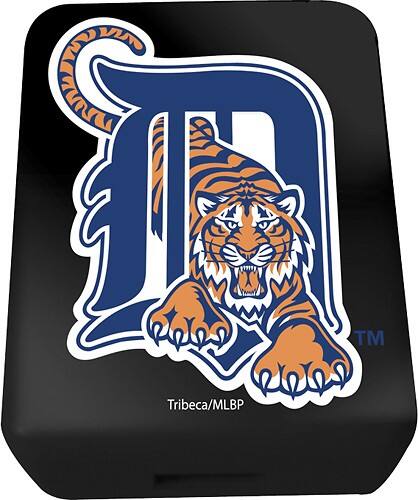 Front Standard. Tribeca - Detroit Tigers USB Wall Charger - Black.