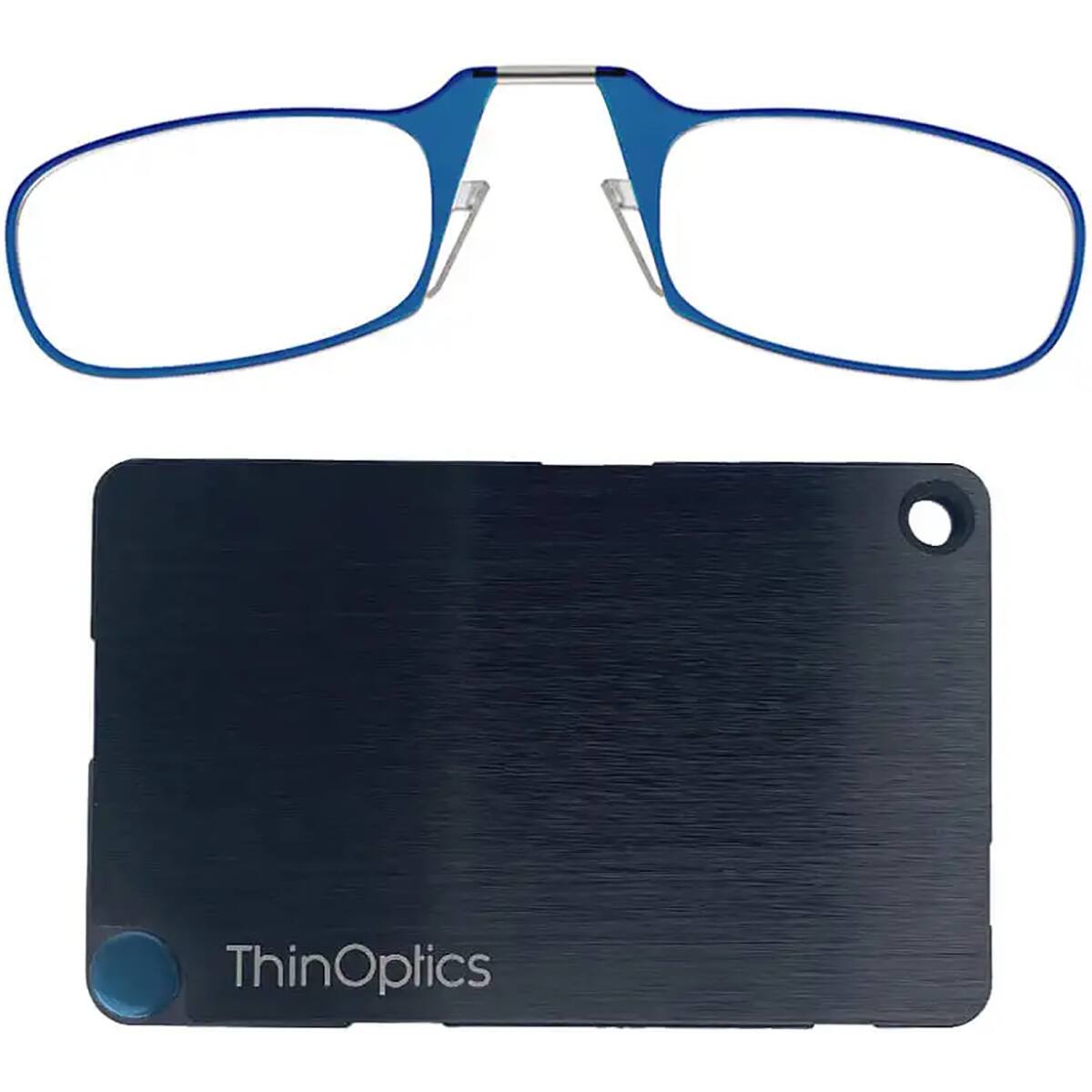 Front. ThinOptics - ThinOptics Readers with Wallet - 2.00 - Blue Frame, Black Wallet - Blue/Black.