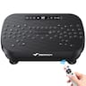MERACH - Vibration Plate with Dual Massage Modes (shiatsu & magnetic), 99 Speeds, Lymphatic Drainage Plate Vibration - Black