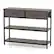 Alt View 6. Costway - Console Entryway Table Sofa Side Table with Folding Fabric Drawer - Gray.