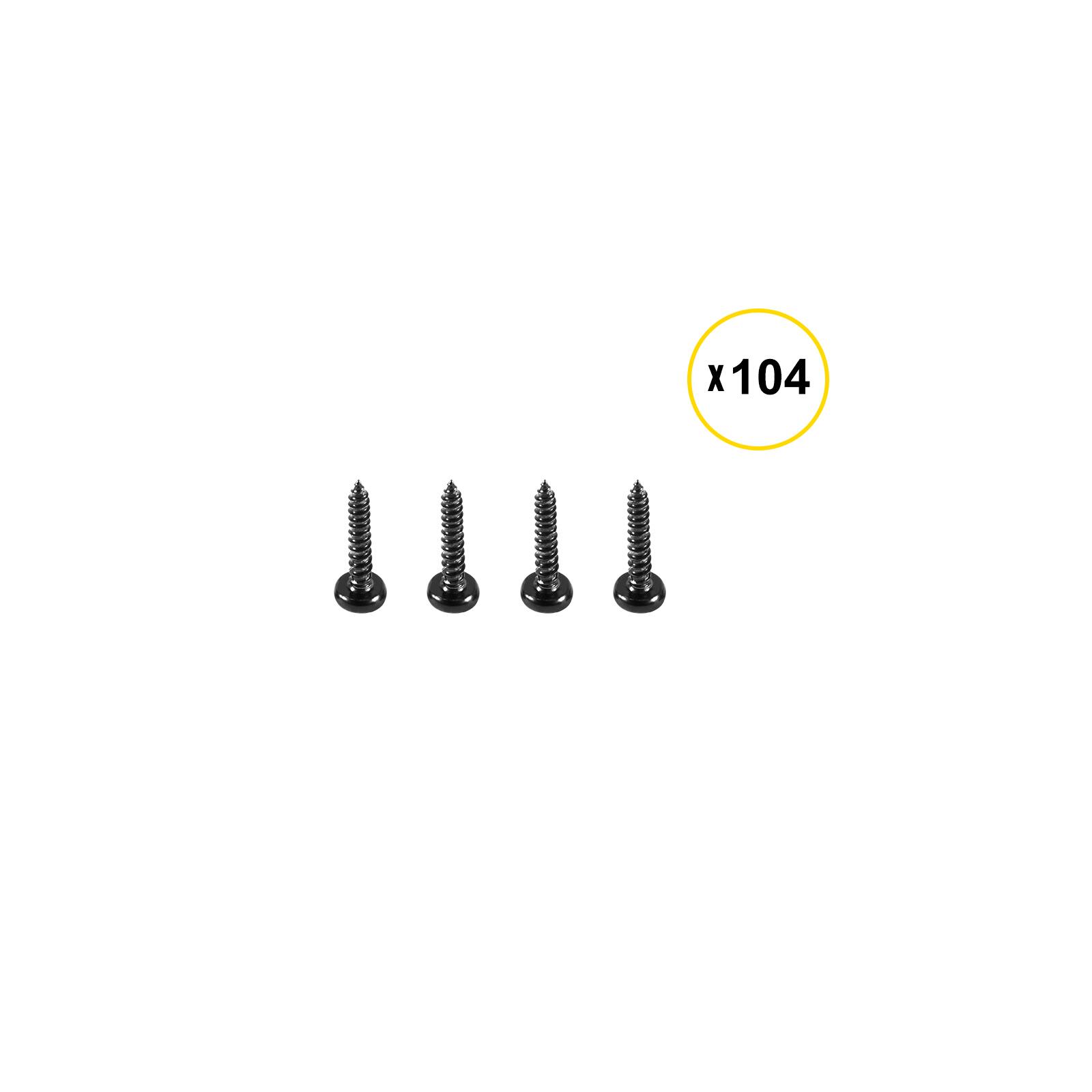 Alt View 5. VEVOR - Deck Balusters, 26 Pack Metal Deck Spindles, 32.25"x1" Staircase Baluster with Screws, Iron Deck Railing - Black.