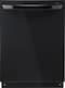 LG - 24" Tall Tub Built-In Dishwasher with Stainless Steel Tub - Black-Front_Standard