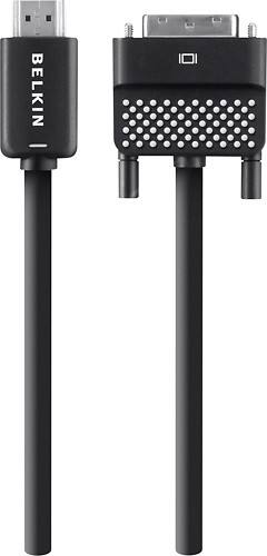 Front Standard. Belkin - 6' HDMI-to-DVI Cable - Black.