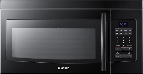  Samsung - 1.6 Cu. Ft. Over-the-Range Microwave - Black