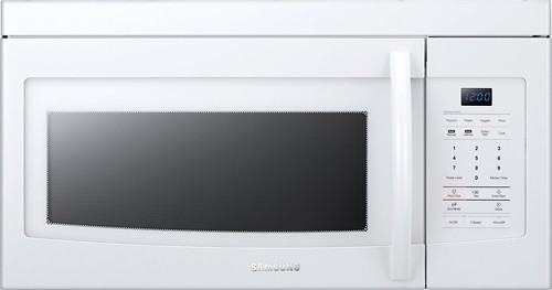  Samsung - 1.6 Cu. Ft. Over-the-Range Microwave - White