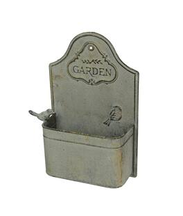 Audrey's - Weathered Finish Garden Birds Indoor / Outdoor Wall Planter Farmhouse Decor - Gray