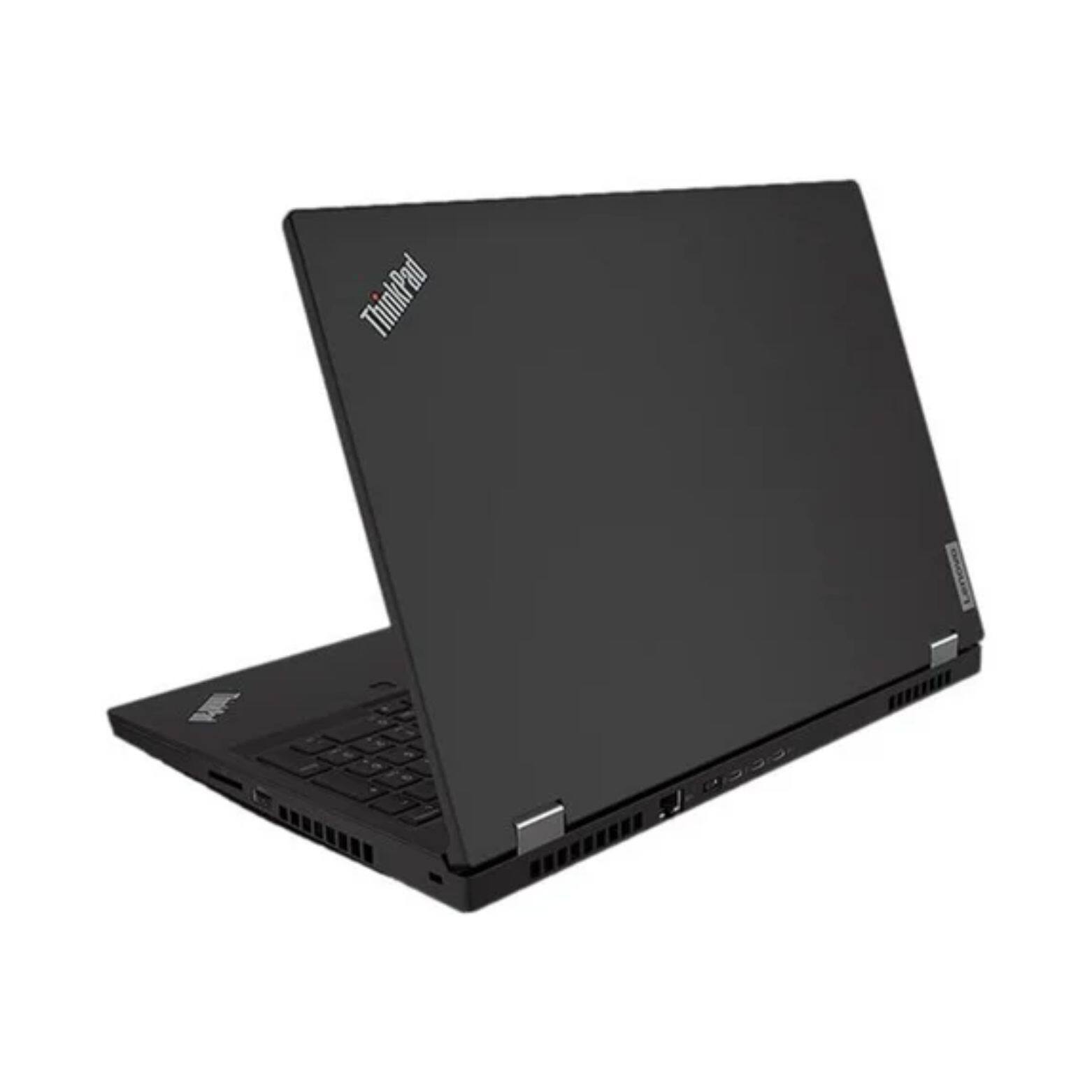 Alt View 3. Lenovo - ThinkPad P15 15.6" FHD Intel Core i7-11850H 2.5 GHz 32 GB DDR4 1TB SSD NVIDIA T1200 Windows 11 Pro Laptop - Black.