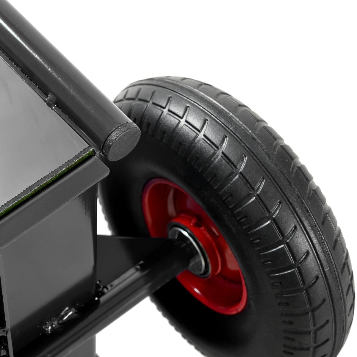 Alt View 3. Ropilly - Ropilly Heavy Duty Panel Dolly with 10 Inch Solid Rubber Tires for Drywall Sheet and Door Material - Black.