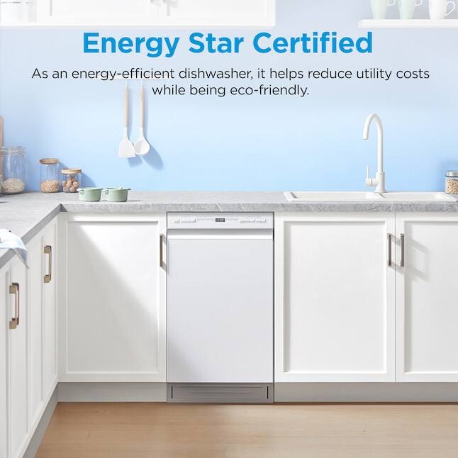 Energy Star Certified

As an energy-efficient dishwasher, it helps reduce utility costs while being eco-friendly.