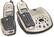 Front Detail. AT&T - 2.4GHz Cordless Phone System with Caller ID and Digital Answering Machine - Champagne.