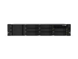 QNAP - 2U 8-Bay Short Depth Rackmount NAS - Intel Celeron N5095 - 8GB Ram - Redundant PSU TS-864EU-RP-8G
