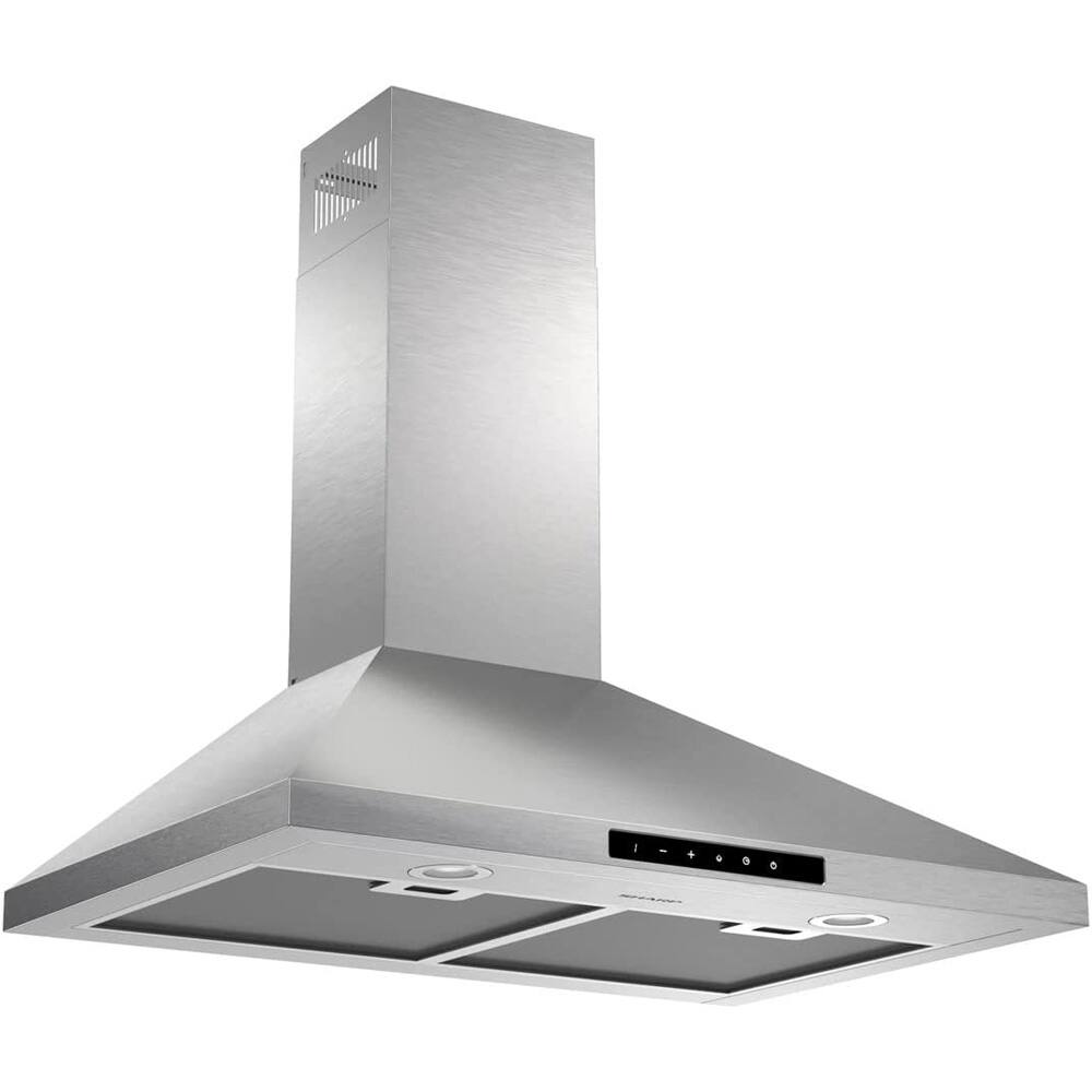Alt View 1. Sharp - 30" Wall Mount Chimney Range Hood SHC3062FS.