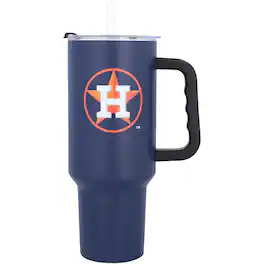 Logo Brands - Houston Astros 40oz. Travel Tumbler with Handle - Multicolor