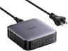 UGREEN - Nexode 4-Port 100W GaN Charging Station, USB-C Fast Charging Desktop Charger for Laptops, Tablets, Cell Phones - Black