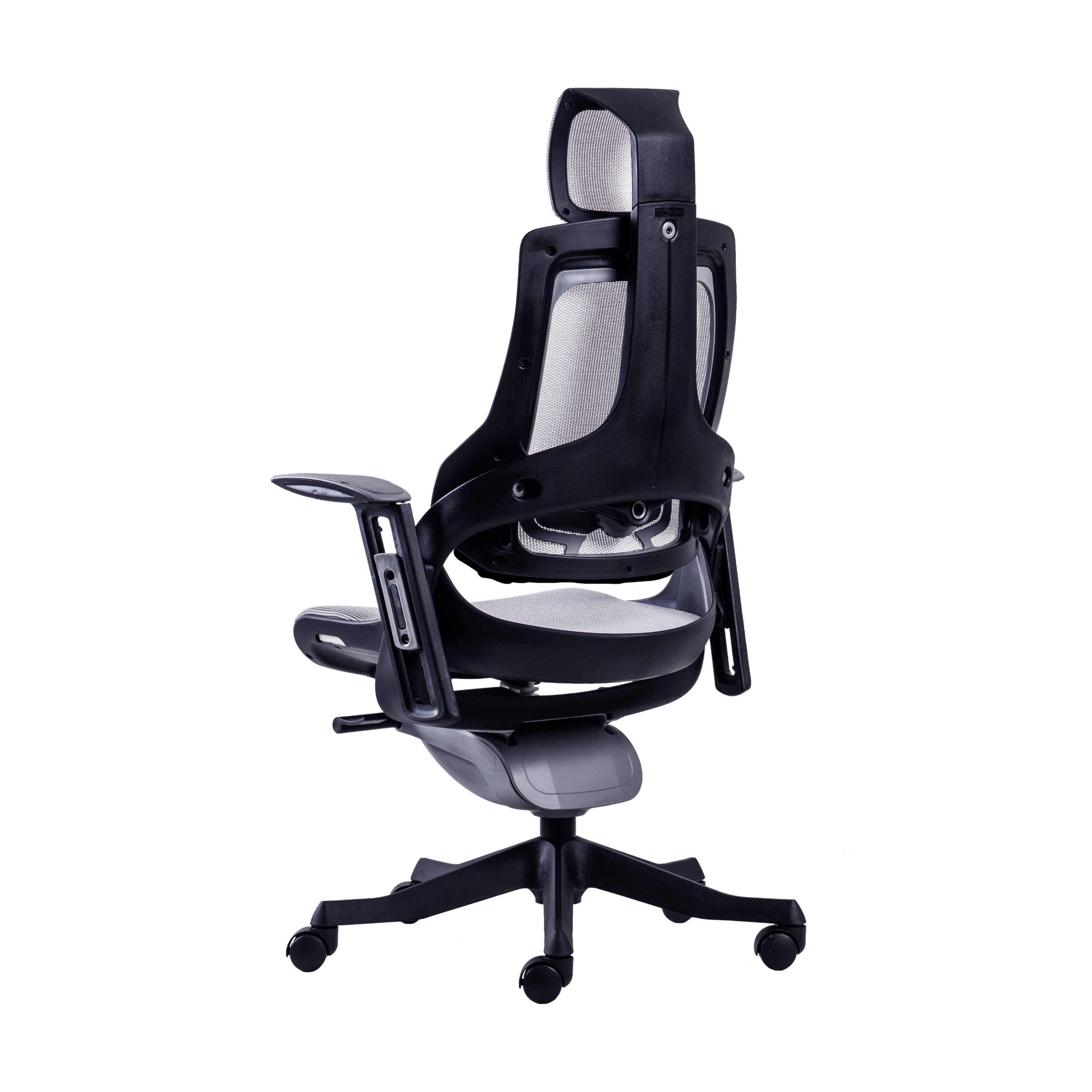 Back. Forest'nSky - Techni Mobili Luxury High-Back Ergonomic Executive Chair, Grey - Gray.