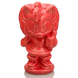 ThinkGeek - Geeki Tikis Sonic The Hedgehog Amy Rose Ceramic Mug | Holds 11 Ounces - Red