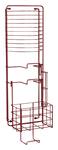 Best Buy: Atlantic 10-Game Wall-Mount Game Rack Deep Red Metallic 38806137
