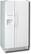 Angle Standard. Whirlpool - 21.9 Cu. Ft. Side-By-Side Refrigerator - White-on-white.