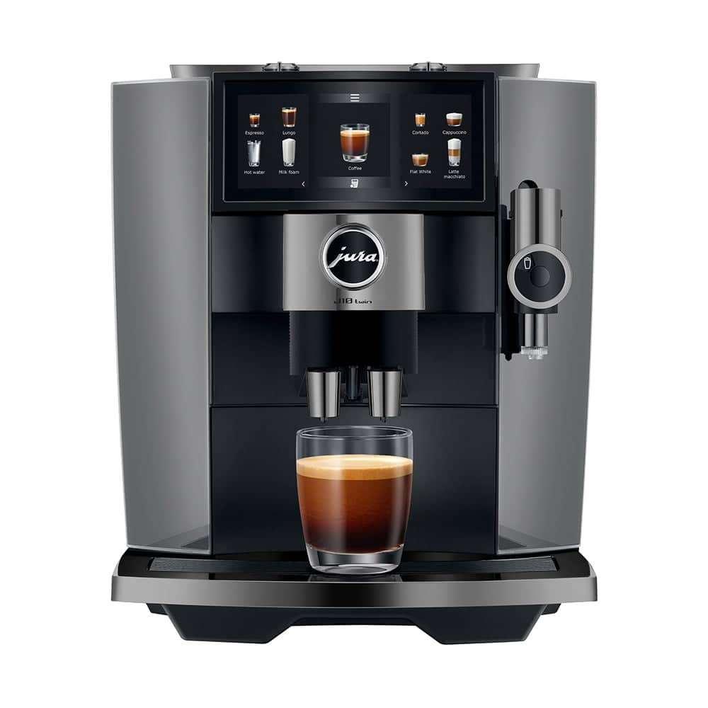 JURA - J10 twin Automatic Coffee and Espresso Machine - Diamond Onyx