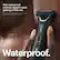 This waterproof trimmer doesn't mind getting a little wet. PX7 rated to protect against immersion in up to one meter of fresh water for up to 30 minutes. MANSCAPED Waterproof.