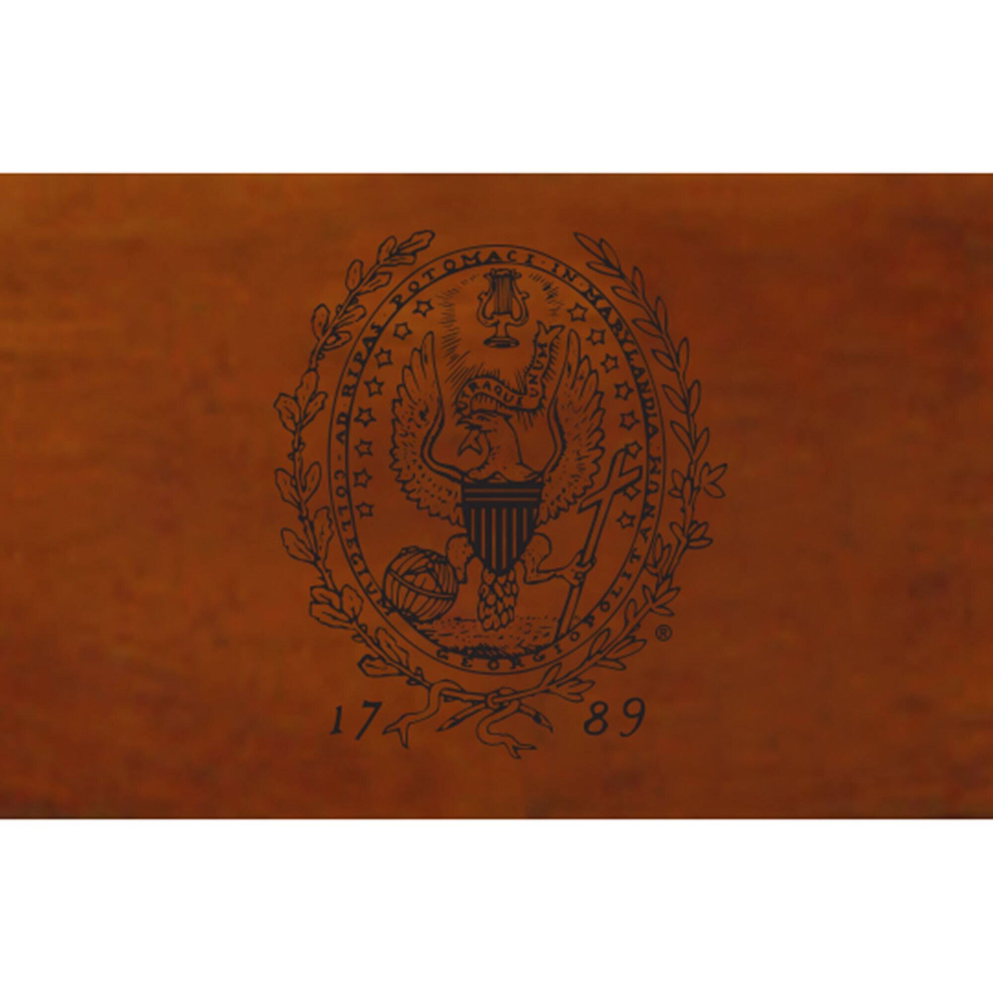 Alt View 1. Jardine - Black Georgetown Hoyas Captain's Chair with Cherry Crown - Black.