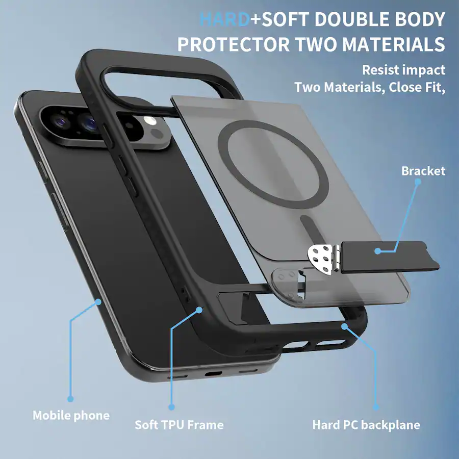 Dteck for Google Pixel 10 Pro XL/Pixel 9 Pro XL Translucent Matte Case ...