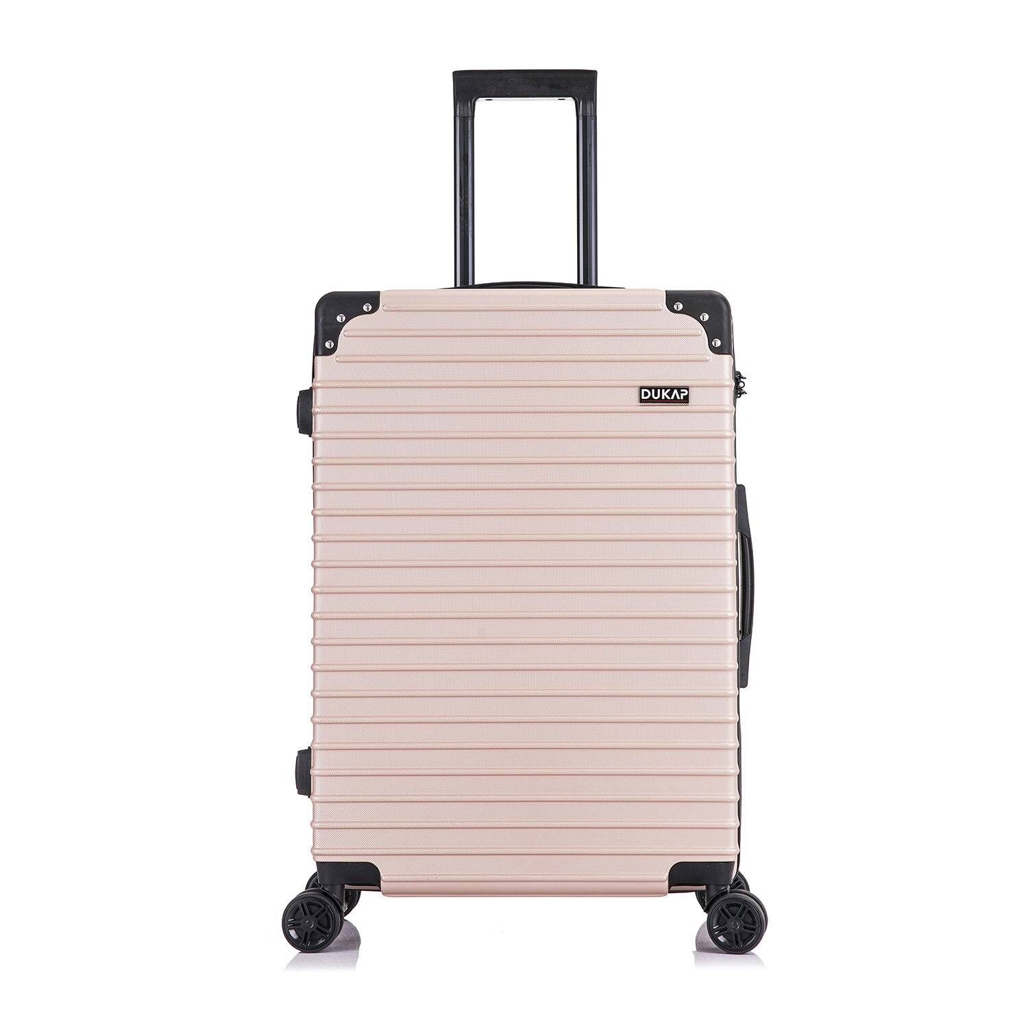 Angle. DUKAP - Tour Lightweight Luggage Medium 24" - CHAMPAGNE.