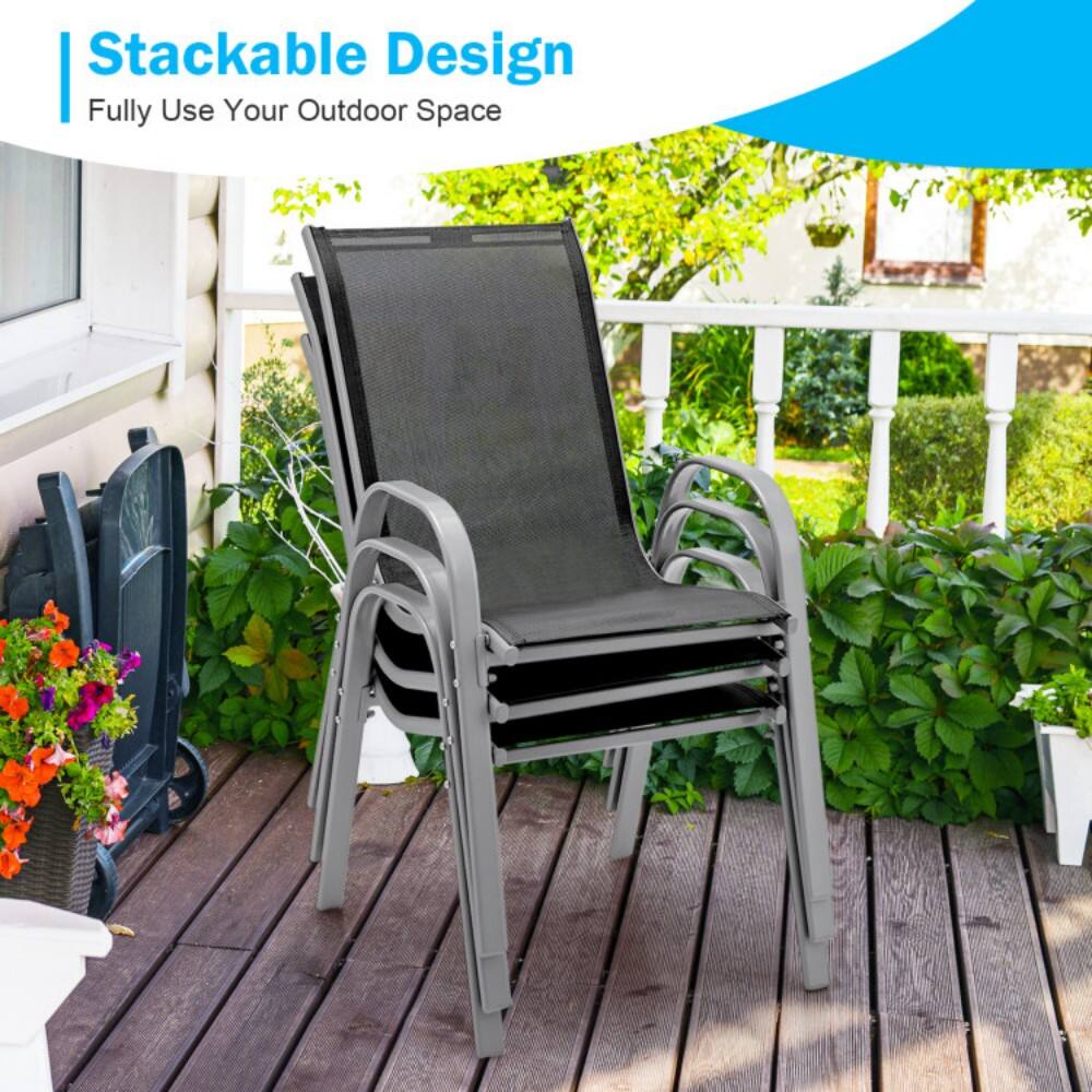 Stackable Design  
Fully Use Your Outdoor Space