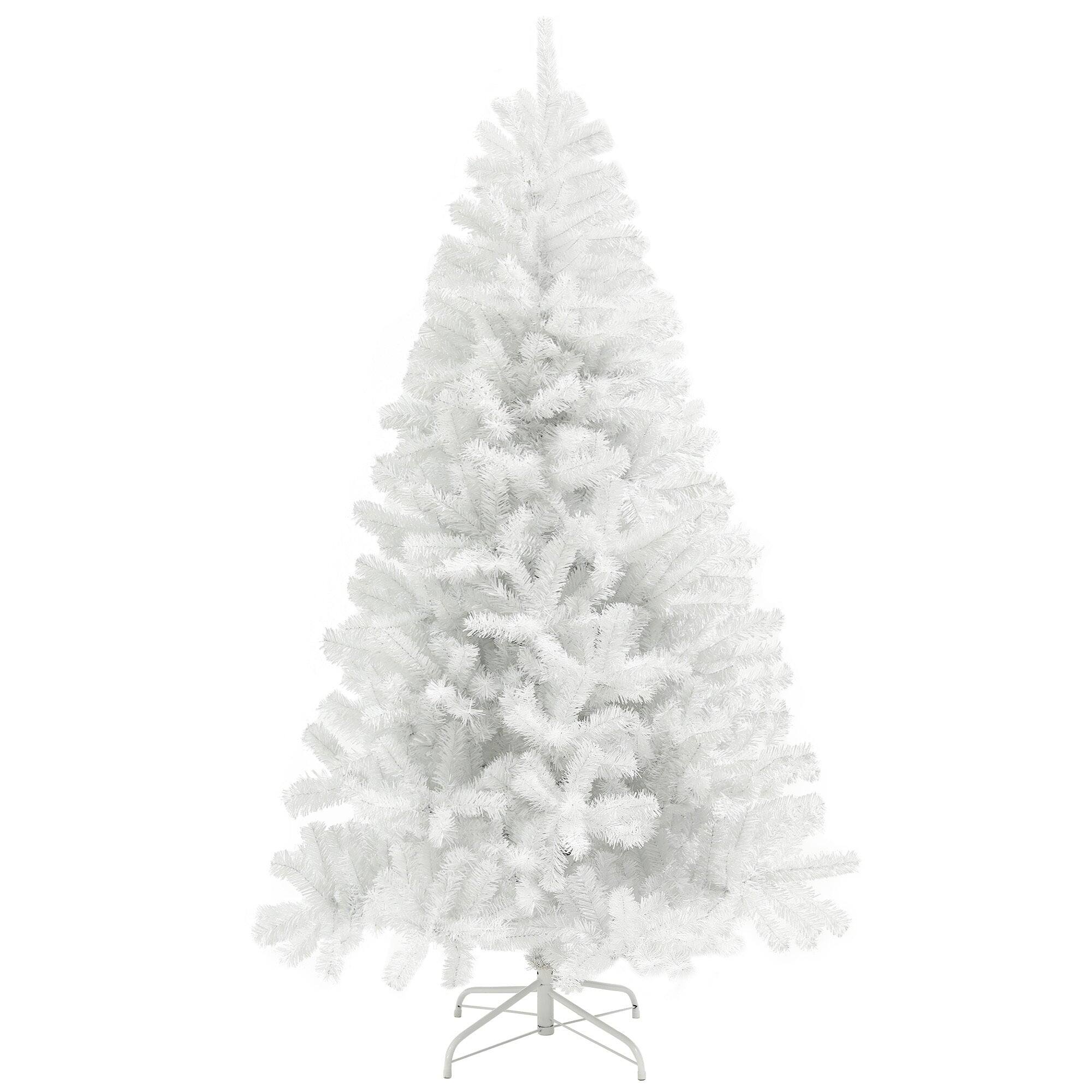 Alt View 5. BreeBe - 9ft Tall Artificial Christmas Tree - White.