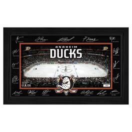 Highland Mint - Anaheim Ducks 2025 Signature Rink Framed Art - Multicolor