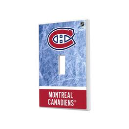 Keyscaper - Montreal Canadiens Wordmark Single Toggle Lightswitch Plate - Multicolor