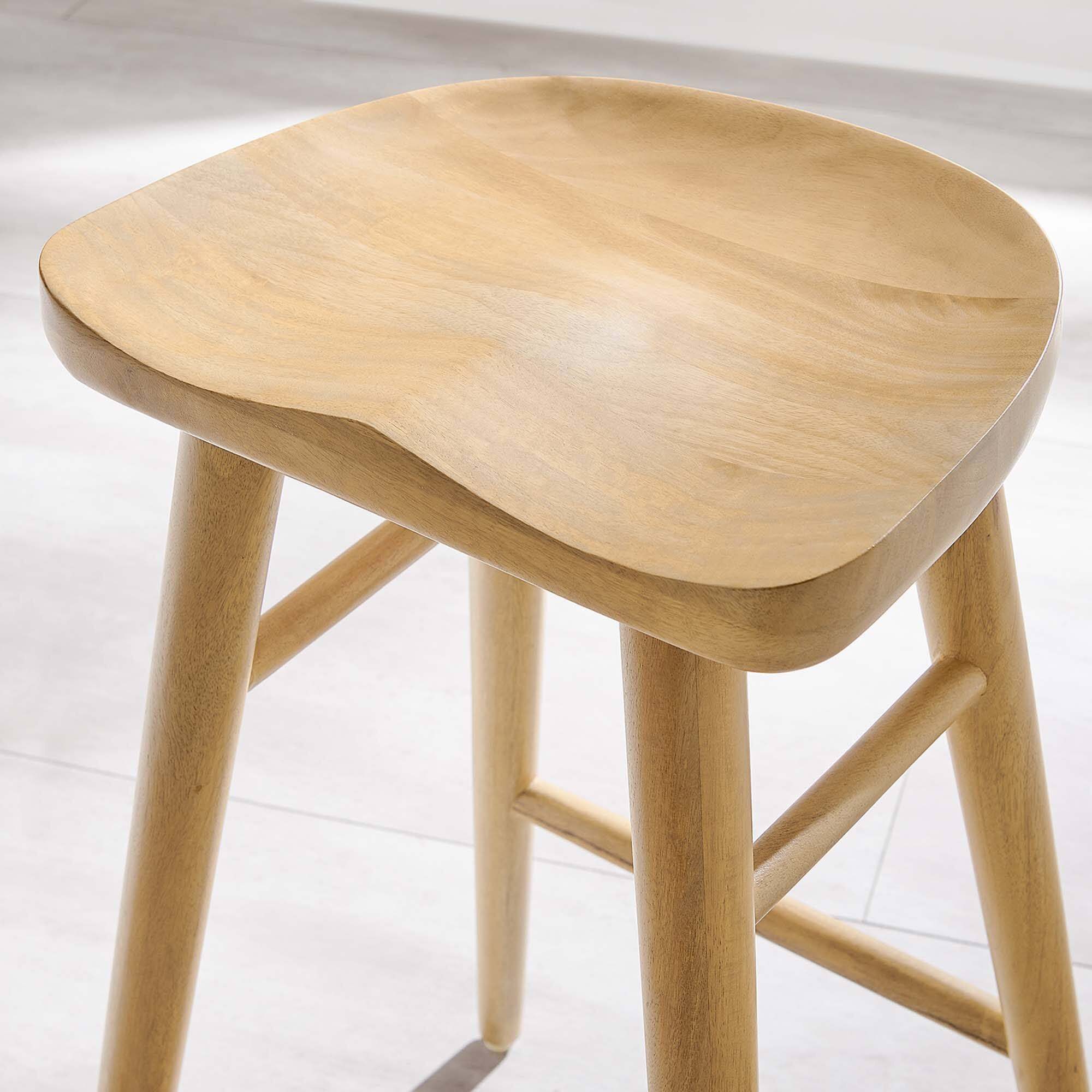 Alt View 6. Modway - Saville Backless Wood Counter Stools Set of 2 by Modway - 0.