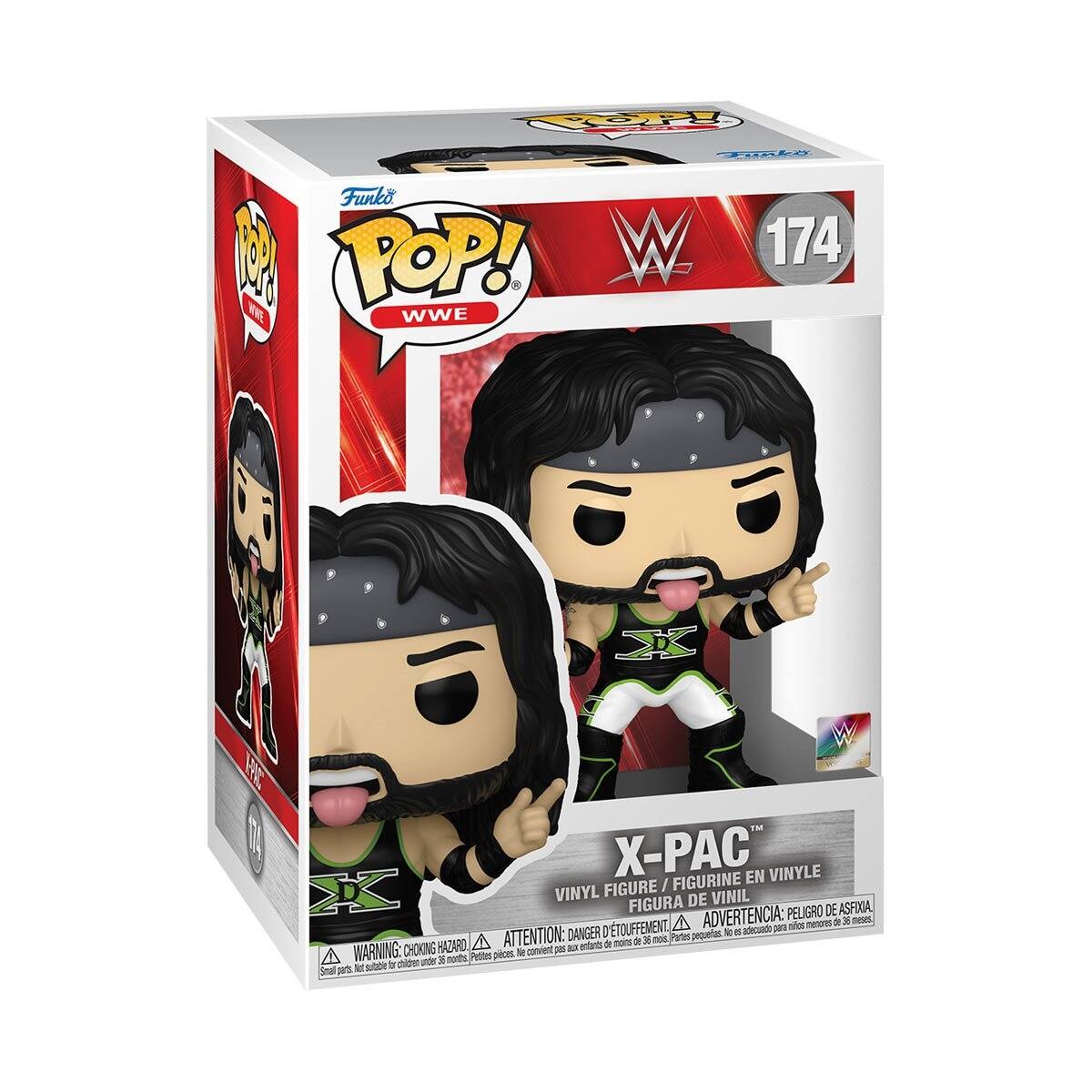 T0 op TtA Funko A POP! W 174 TNE WWE X H 1M X-PAC EN VINYLE FIGURE / FIGURINE X VINYL FIGURA DE VINIL PELIGRO DE ASFIXIA 'TOUFFEMENT, A ADVERTENCIA: FRC -E n dI 3 meom DANGER D pequertes 1 . au HAZARD A ATTENTION: - endants - n dE 1 mois Partes A WARNING: CHOKING Petter pices Se convient I chicer unds 3 months M on_tere t Sma a