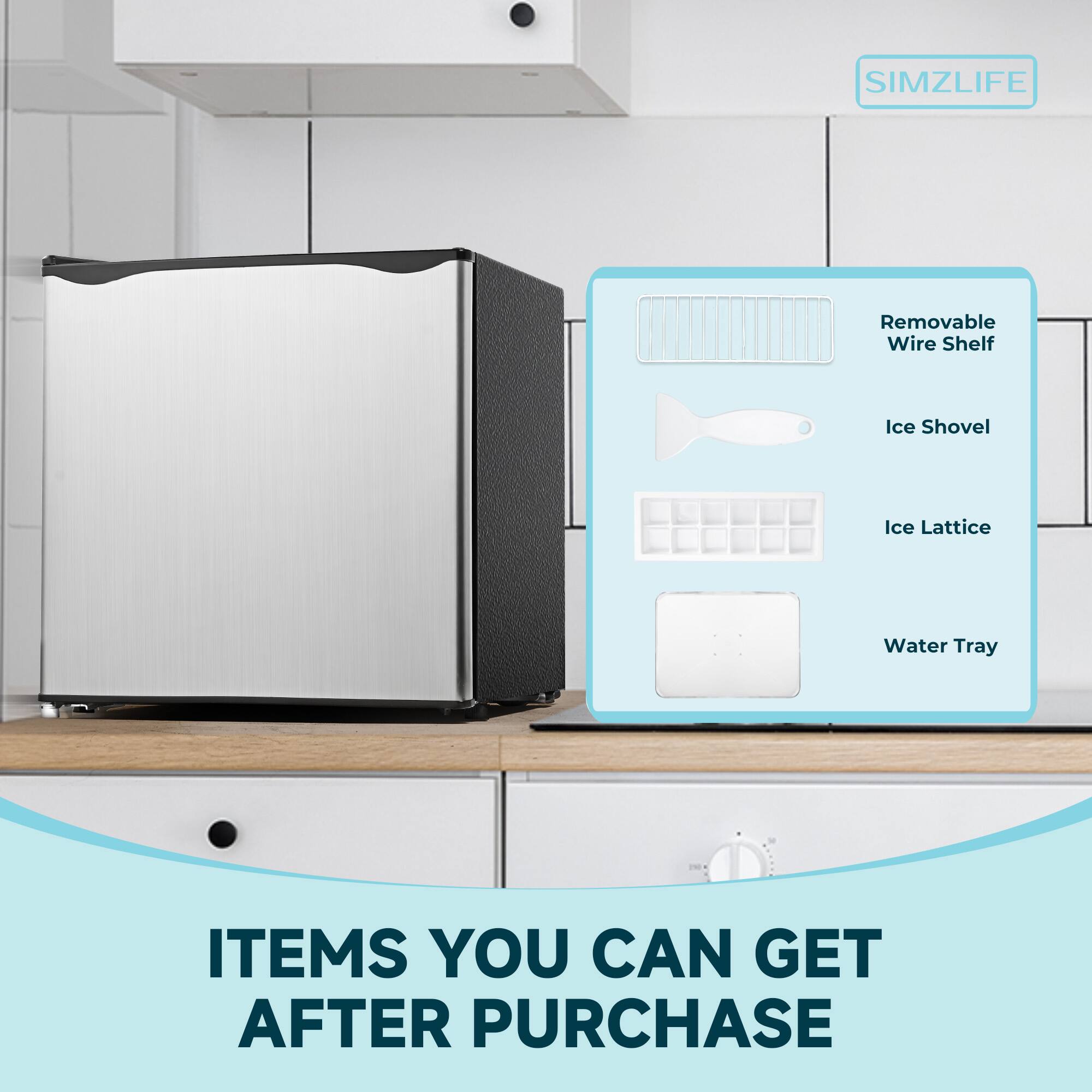 SIMZLIFE Removable Wire Shelf Ice Shovel Ice Lattice Water Tray

ITEMS YOU CAN GET AFTER PURCHASE