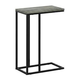 FurniFact - Side Table, Quality Build, Durable Wood Frame - French Oak Grey