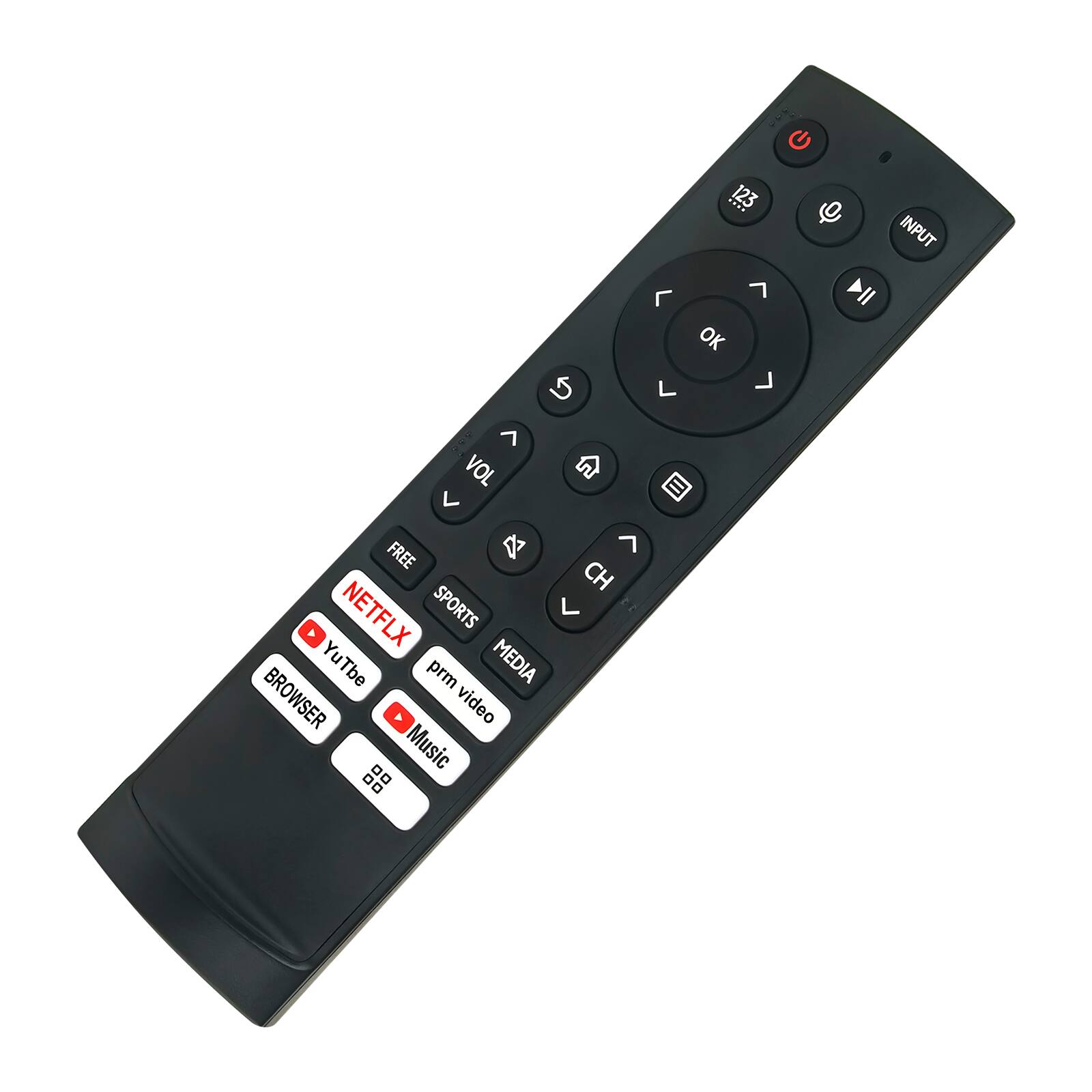 INPUT OK ^ VOL < FREE x NETFLIX SPORTS A YouTube pm video BROWSER Music D. D CH