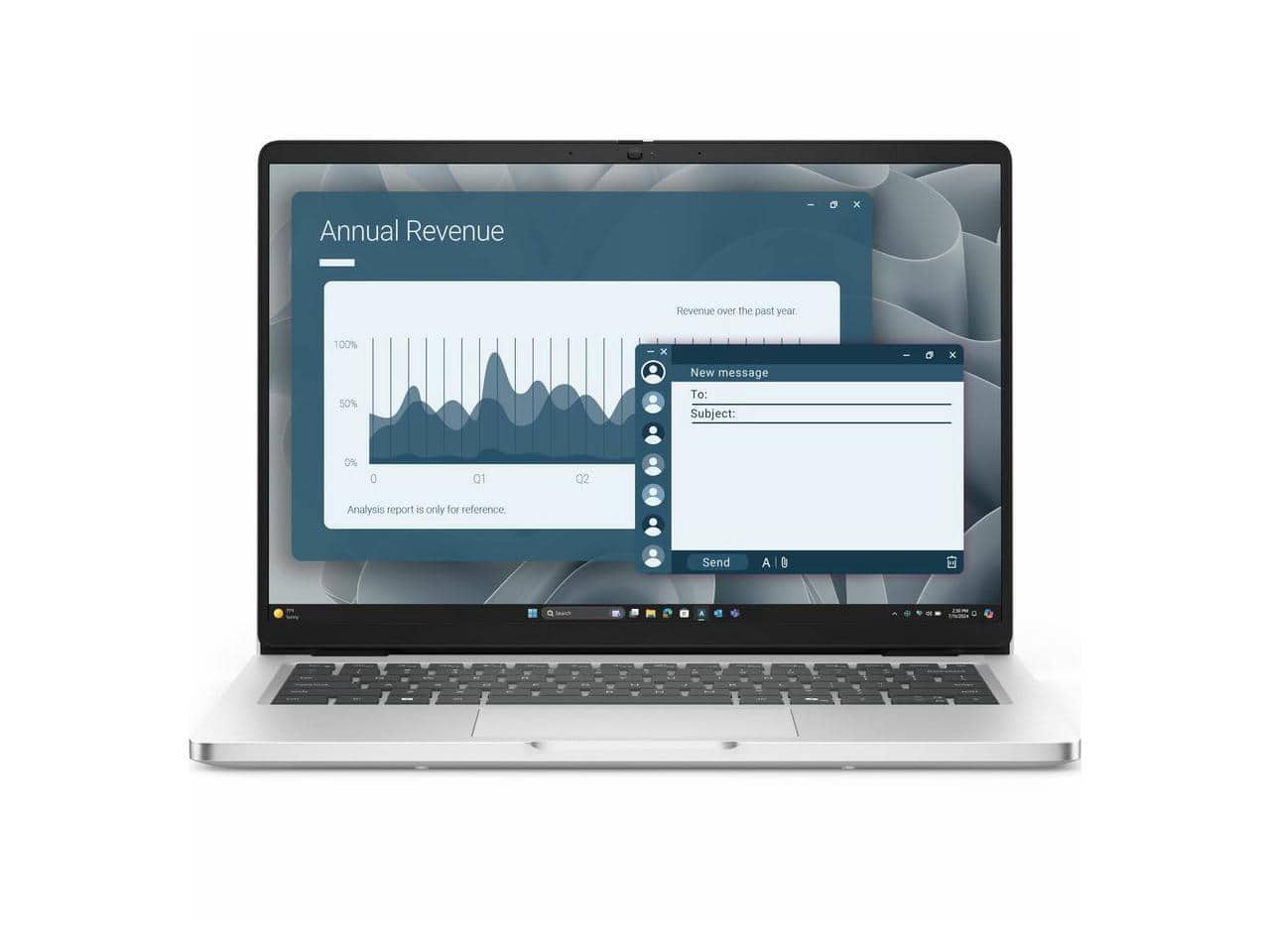 Dell - Pro 14 PC14255 14" Notebook - AMD Ryzen 5 220 - 8GB - 256GB SSD - Windows 11 Pro - Radeon 740M - 2KWMD - Solid Magnetite