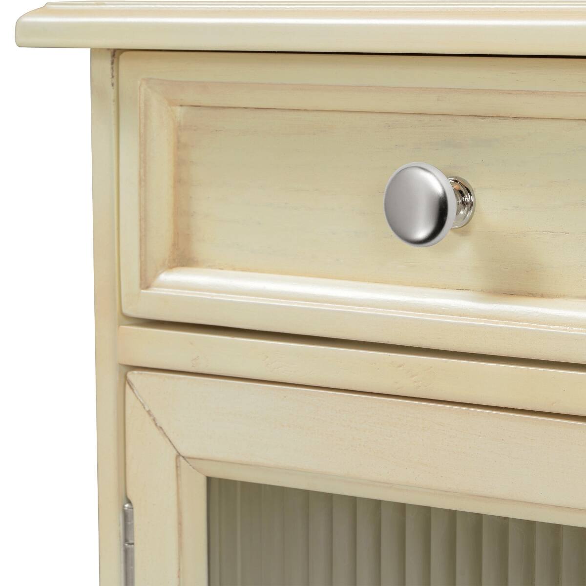 Alt View 4. Loheer - Loheer Makeup Vanity Desk with Stool, Flip Top Mirror, White Oak - White Oak.