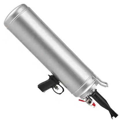 Front. VEVOR - Portable Tire Bead Seater, 3.2 Gal / 12 L Air Bead Blaster, Handheld Tire Inflator Tool, 87-116 PSI Operating Pressure - Silver.