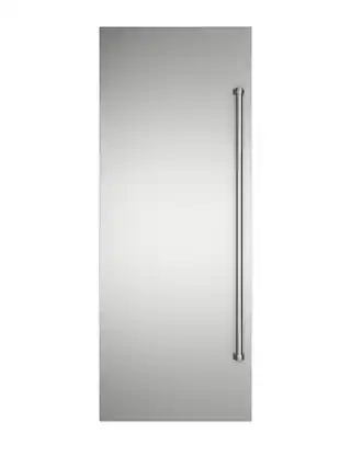 Front. Viking - 30"W Column Door Panel w/Pro-style handle - Stainless Steel.