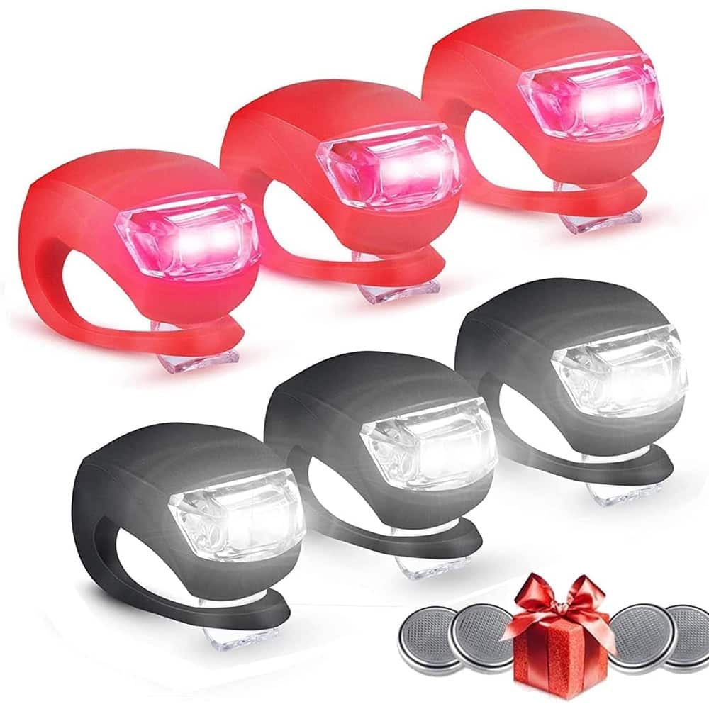 RTMB - 6-LED Bike Light Set – Super Bright, Waterproof, Silicone Mount